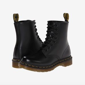 Dr. Martens 1460 W Black Smooth Boots NEVER BEEN WORN